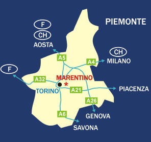 Mappa Piemonte