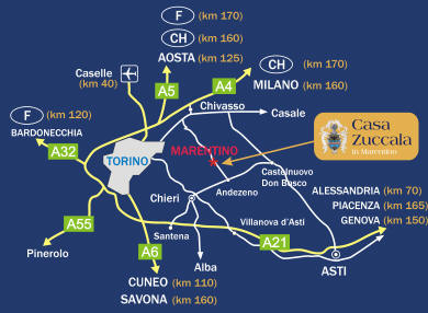 Mappa Torino